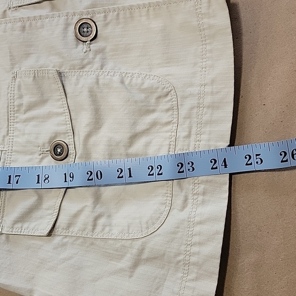 Great Northwest, Size S Cream Colored 'Safari-Style' Jacket. Front Pockets, GUC - Picture 9 of 10